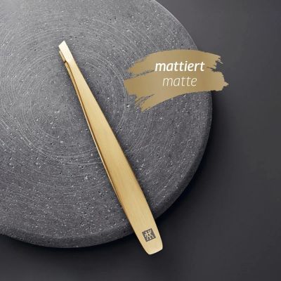 Лот: 24942190. Фото: 1. Пинцет Zwilling Twinox Gold Edition. Инструменты, аксессуары