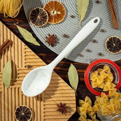 Лот: 24117295. Фото: 1. Ложка поварская силикон, 26.5х5... Кухонные аксессуары