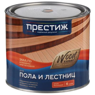 Лот: 24093635. Фото: 1. Эмаль Престиж, для пола и лестниц... Краски, лаки, растворитель