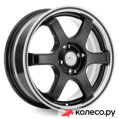Лот: 25222343. Фото: 1. Киото 6x15/4*100 D60.1 ET40 Алмаз-антрацит. Диски