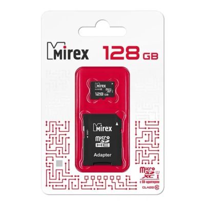 Лот: 18410798. Фото: 1. Карта памяти micro SD 128Gb Mirex... Карты памяти