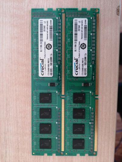 Лот: 15859247. Фото: 1. Crucial 8GB (2x4GB) DDR3 PC3-12800... Оперативная память