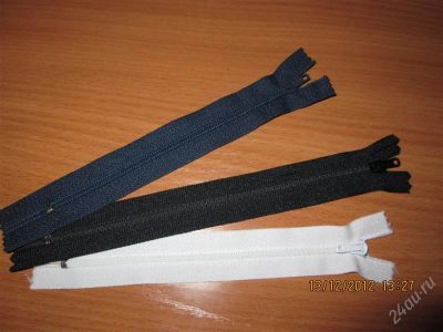 Лот: 2351192. Фото: 1. Молнии 2шт.(новые). Ткани, нитки, пряжа