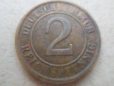 Лот: 6721559. Фото: 1. Германия, 2 рейсх пфеннига 1924. Германия и Австрия