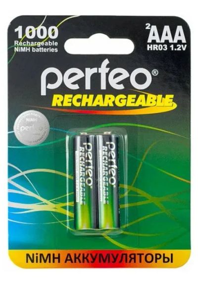 Лот: 19980965. Фото: 1. Батарейка Perfeo Rechargeable... Батарейки, аккумуляторы, элементы питания
