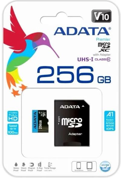 Лот: 15593200. Фото: 1. Карта памяти microSD XC 256 GB... Карты памяти