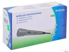 Лот: 8963942. Фото: 1. Микрофон Defender MIC-140 [беспроводной... Наушники, гарнитуры