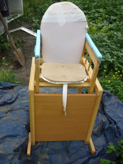 Лот: 10092786. Фото: 1. стол-стульчик трансформер деревянный. Столики, стулья, парты