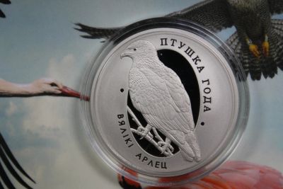 Лот: 20205807. Фото: 1. Беларусь 1 рубль 2019 года Птица... Европа