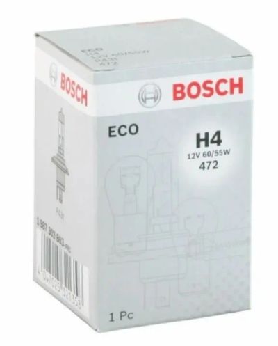 Лот: 21113780. Фото: 1. Лампа H4 Bosch 12В 60/55Вт 1 987... Оптика и освещение