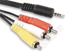 Лот: 1143726. Фото: 1. TV ТВ 3 RCA шнур / переходник... Дата-кабели, переходники