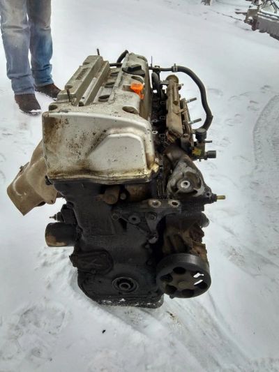 Лот: 10962151. Фото: 1. Мотор в сборе honda K24 с crv... Двигатель и элементы двигателя