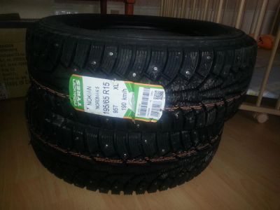 Лот: 8655775. Фото: 1. Шины зимние Nokian Nordman 5 195... Шины