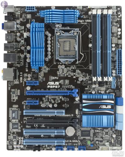 Лот: 13563396. Фото: 1. Топовая плата под LGA 1155: Asus... Материнские платы