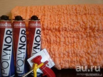 Лот: 6372319. Фото: 1. Напыляемый утеплитель Polynor... Клеи, герметики, пена монтажная, клейкие ленты