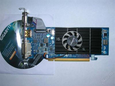 Лот: 932314. Фото: 1. GT 210 gigabyte 512 mb. Видеокарты