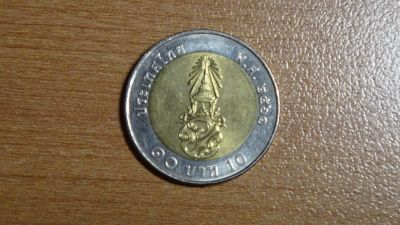 Лот: 25052773. Фото: 1. Таиланд 10 бат . Новый дизайн... Азия