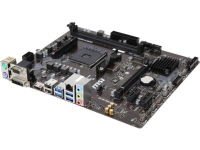 Лот: 16228404. Фото: 1. MSI A320M PRO-M2 V2. Материнские платы