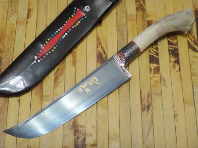 Лот: 9127686. Фото: 1. Узбекский пчак Уз800. Сталь ШХ-15... Ножи, топоры