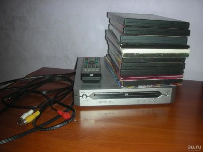 Лот: 8815287. Фото: 1. Плеер DVD (TCL)+пульт+диски DVD. Плееры