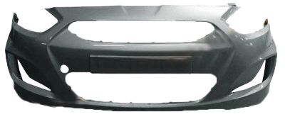 Лот: 7425281. Фото: 1. Бампер Hyundai Solaris (Солярис... Кузов