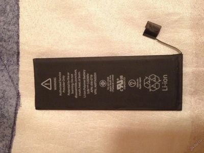 Лот: 5875082. Фото: 1. Батарея iPhone 5S 1560 mah оригинал... Аккумуляторы