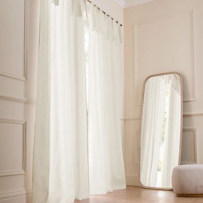 Лот: 24180634. Фото: 1. Льняная LaRedoute. Шторы, тюль