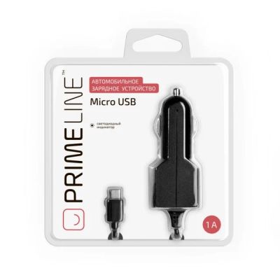 Лот: 9163482. Фото: 1. АЗУ Prime Line micro USB 1A. Зарядные устройства, блоки питания, адаптеры сетевые для смартфонов