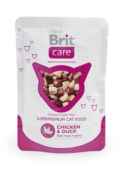 Лот: 4949197. Фото: 1. Корм Brit Care для кошек, пауч... Корма