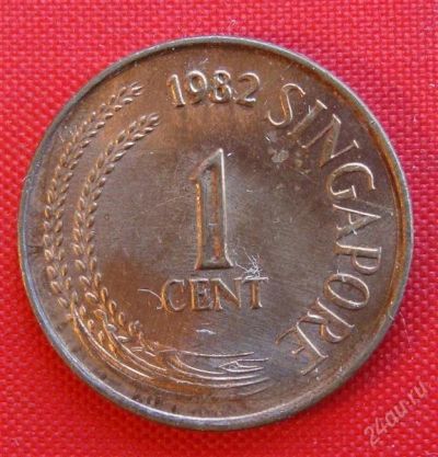 Лот: 1589537. Фото: 1. (№810-2/LF) 1 цент 1982 (Сингапур... Азия