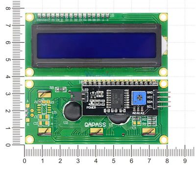 Лот: 19522759. Фото: 1. ЖК-модуль синий экран LCD1602... Микроконтроллеры