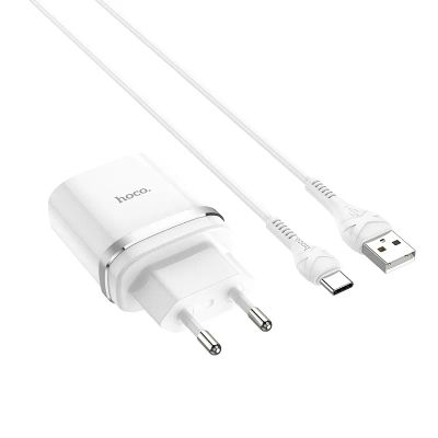 Лот: 24950398. Фото: 1. Зарядное_устройство - USB HOCO... Зарядные устройства, блоки питания, адаптеры сетевые для смартфонов
