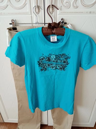 Лот: 25884938. Фото: 1. Одежда пакетом брюки Mexx футболка... Брюки, шорты