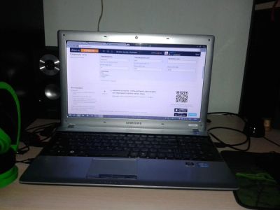 Лот: 3997193. Фото: 1. Ноутбук Samsung 4 ядра, 4 гига... Ноутбуки