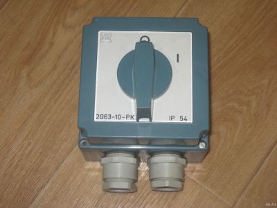 Лот: 15768801. Фото: 1. Выключатель 2G63-10PK IP54 (повторно... Автоматы, пакетники, предохранители