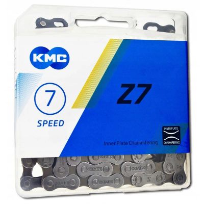 Лот: 17549760. Фото: 1. Цепь KMC Z7, 7,3-7,5 мм (7 скоростей... Запчасти
