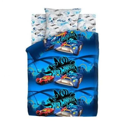 Лот: 19033931. Фото: 1. КПБ (ЛИЦЕНЗИЯ) "HOT WHEELS НАЙТ... Постельное бельё