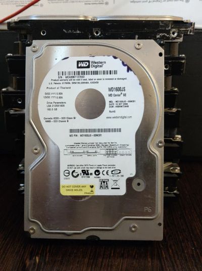 Лот: 16644527. Фото: 1. Жесткий диск 160 Гб, Sata, 7200... Жёсткие диски (HDD)