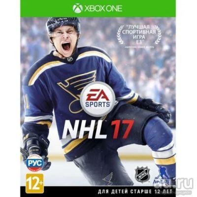 Лот: 8755425. Фото: 1. NHL 17 Xbox One [Новая] ДИСК. Игры для консолей