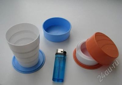 Лот: 395141. Фото: 1. Стаканчик складной дорожный. Другое (спортивные товары)