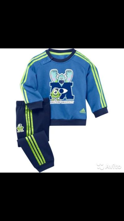 Лот: 6828392. Фото: 1. Костюм адидас adidas на флисе... Костюмы, пиджаки, комбинезоны