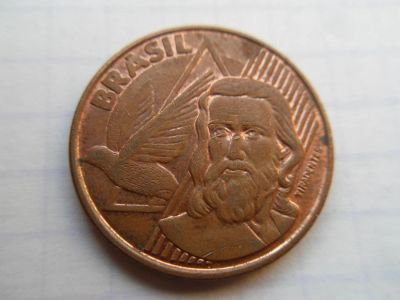 Лот: 8686109. Фото: 1. Бразилия 5 сентаво 2007. Америка
