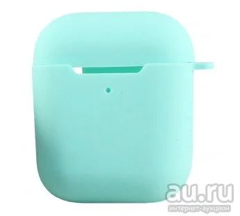 Лот: 16205284. Фото: 1. Чехол для AirPods (бирюзовый... Чехлы, бамперы