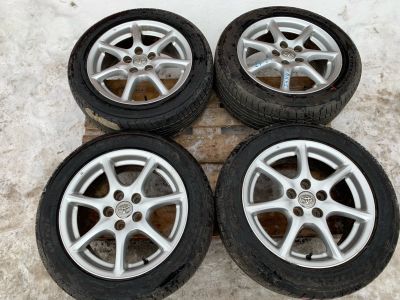 Лот: 15600310. Фото: 1. Toyota R17 + Firestone Firehawk... Шины на дисках