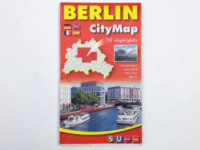 Лот: 23281141. Фото: 1. Berlin City Map (Карта Берлина... Карты и путеводители