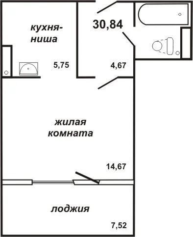 Лот: 7087686. Фото: 1. студия северный проезд,12. Квартиры, студии