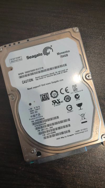 Лот: 17382688. Фото: 1. Seagate ST9750420AS 750 Gb Для... Жёсткие диски (HDD)