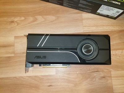 Лот: 16388899. Фото: 1. Asus turbo GeForce GTX 1080ti. Видеокарты