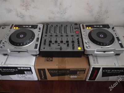 Лот: 2378486. Фото: 1. cdj-800 MK2(две штуки)+ микшер... DJ-оборудование