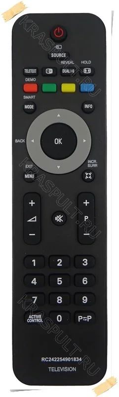 Лот: 15903441. Фото: 1. Пульт PHILIPS 2422 549 01834. Пульты ДУ